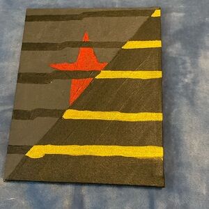 homemade Marvel Bucky Barnes painting